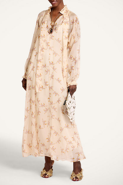 Cerere Farfalla Dress in Buttercream by La Double J - Anita Hass