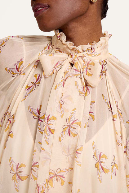 Cerere Farfalla Dress in Buttercream by La Double J - Anita Hass