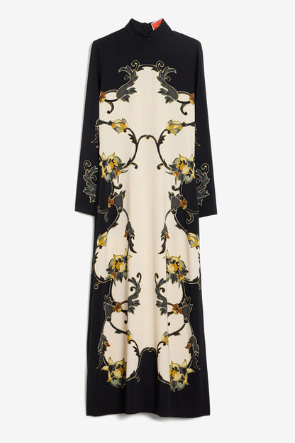 Kleid Halle in Buttercup Black La Double J
