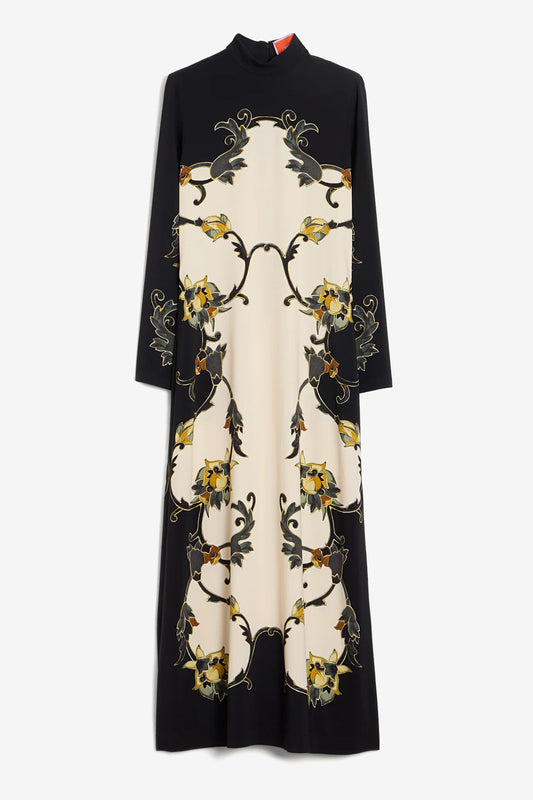 Kleid Halle in Buttercup Black La Double J