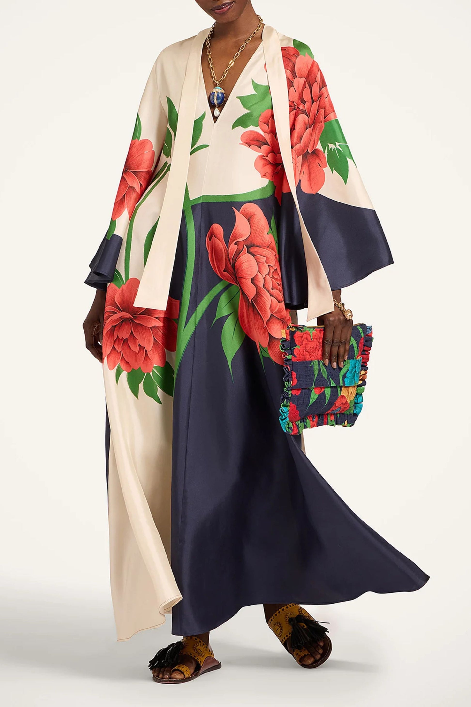 Magnifico Dress in Queen Peony Blue by La Double J - Anita Hass