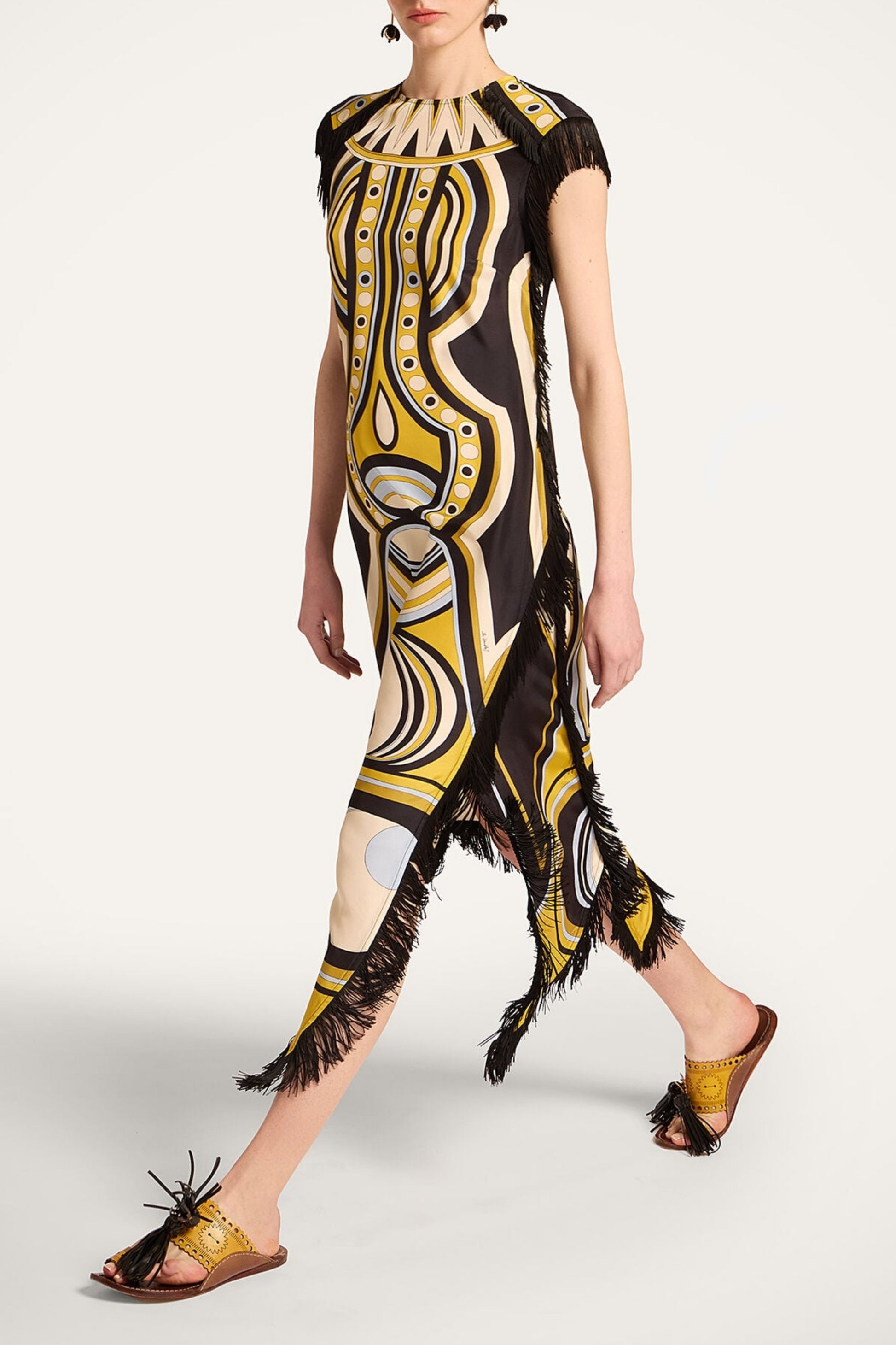 Kleid Scarf in Sanctuary Placée Gold La Double J
