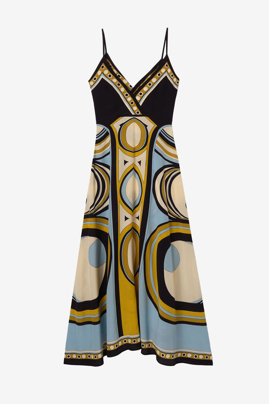 Kleid Turn Around in Sanctuary Placée Light Blue La Double J