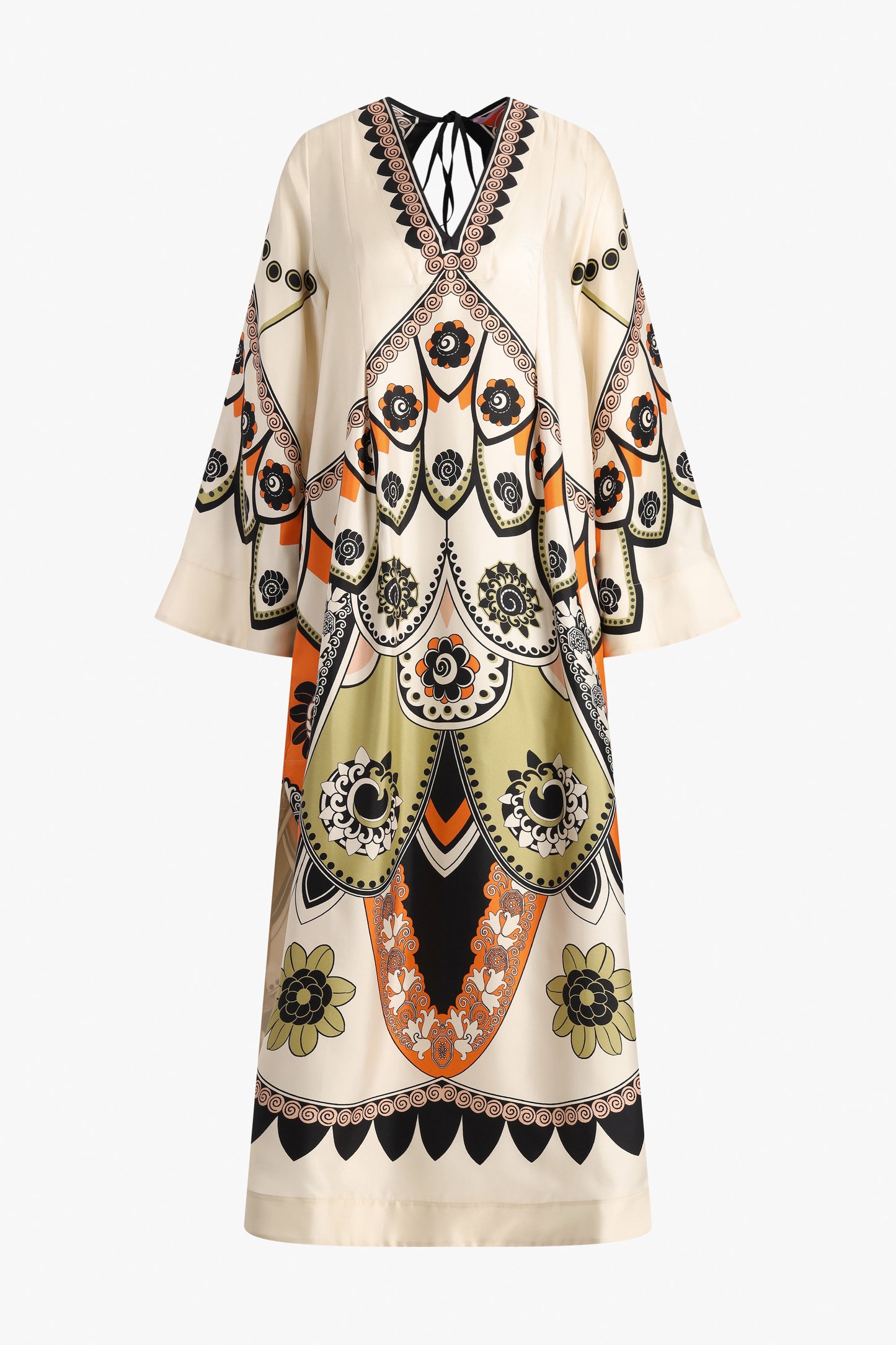 Twin Flame Dress in Plume Placée Ivory