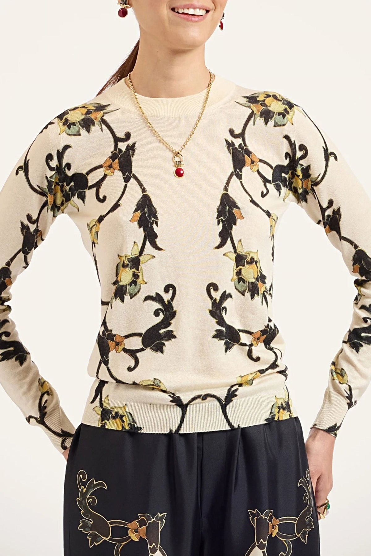 Pull Silky Buttercup, blanc