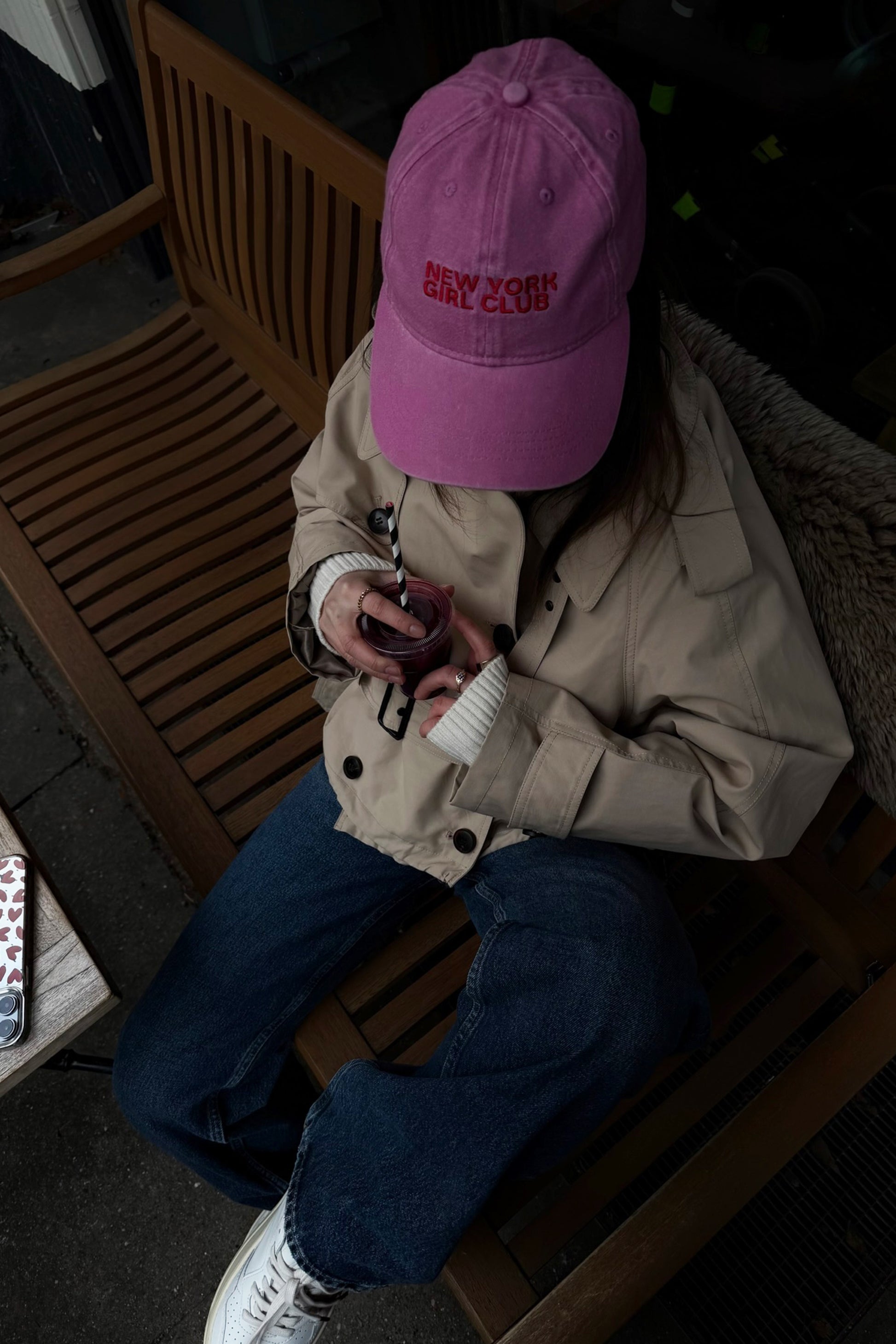 Cap NY in Washed PinkLadneri - Anita Hass