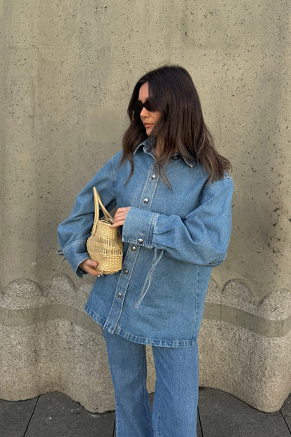 Denim Shirt Bonnie in Light Blue