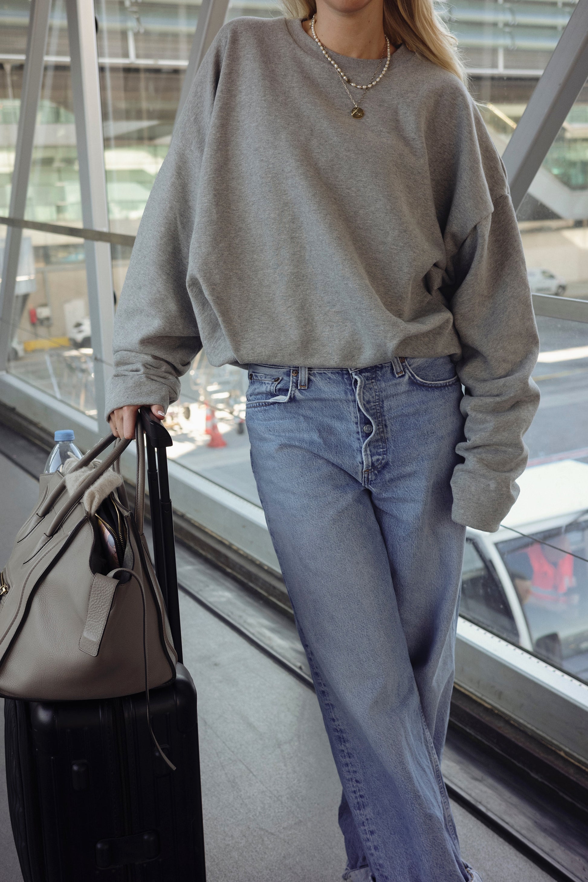 Sweatshirt Nick in Grau MelangeLadneri - Anita Hass