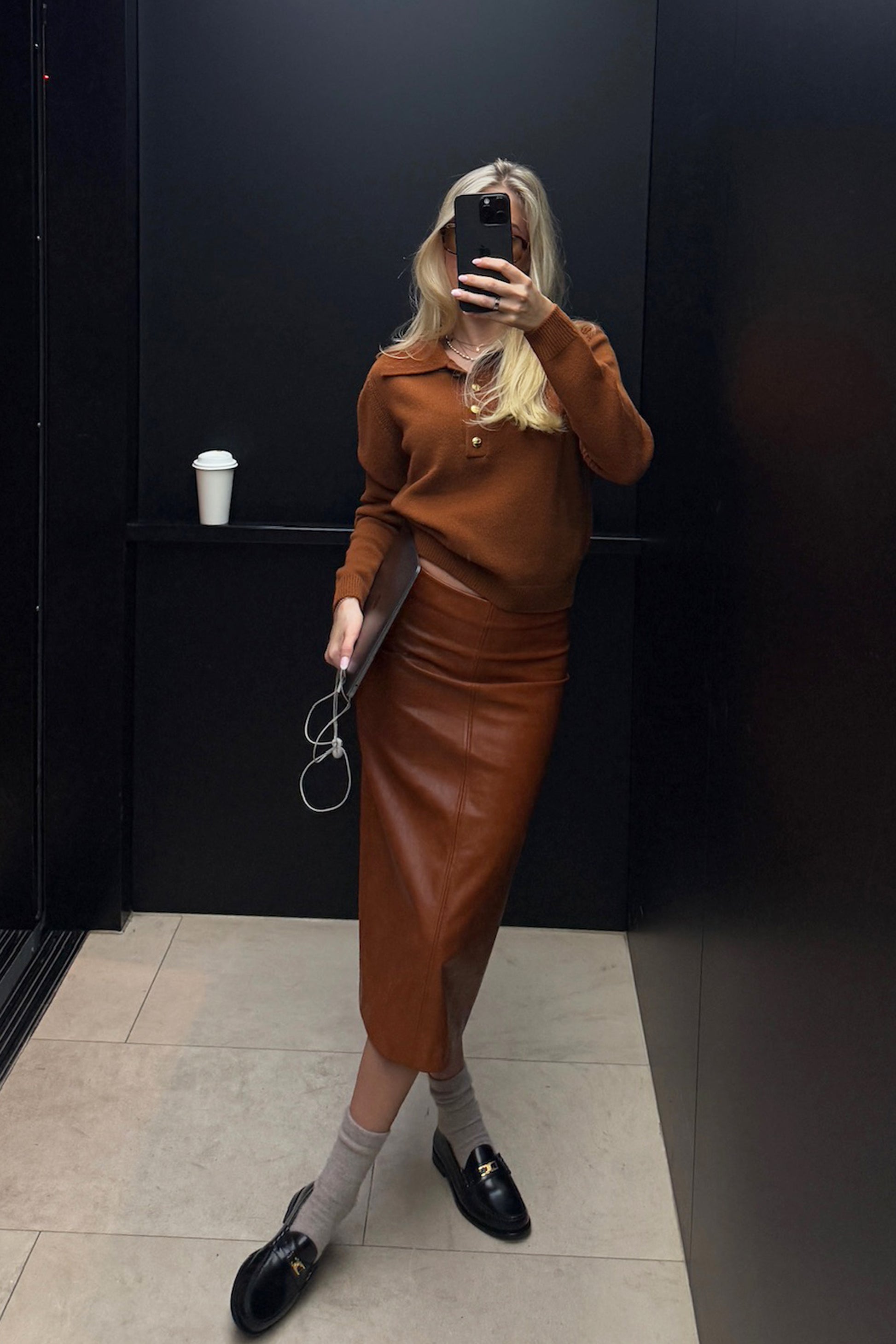 Rock Cuir in CognacLadneri - Anita Hass