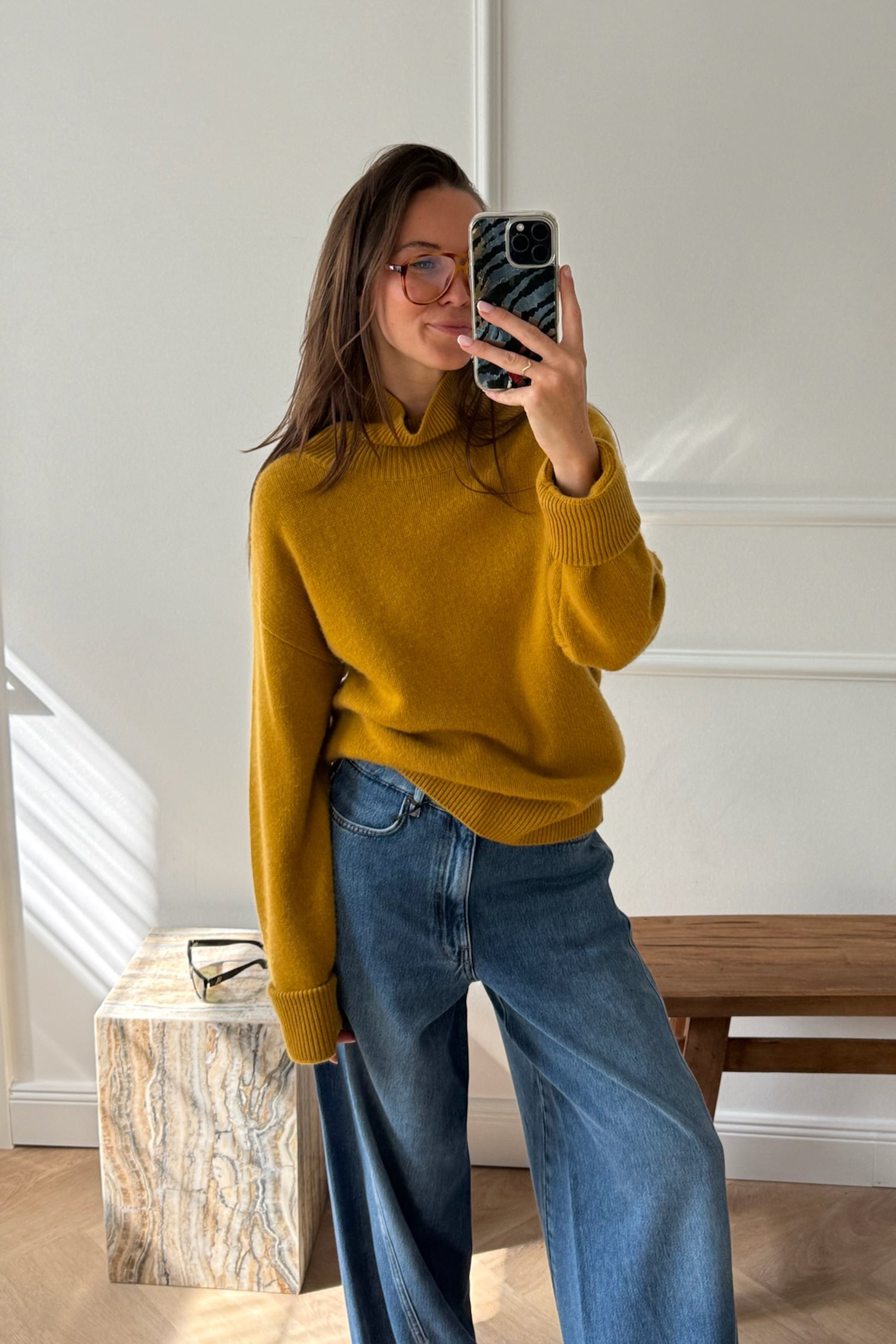 Pullover Jardin Next in Yellow OchreLadneri - Anita Hass