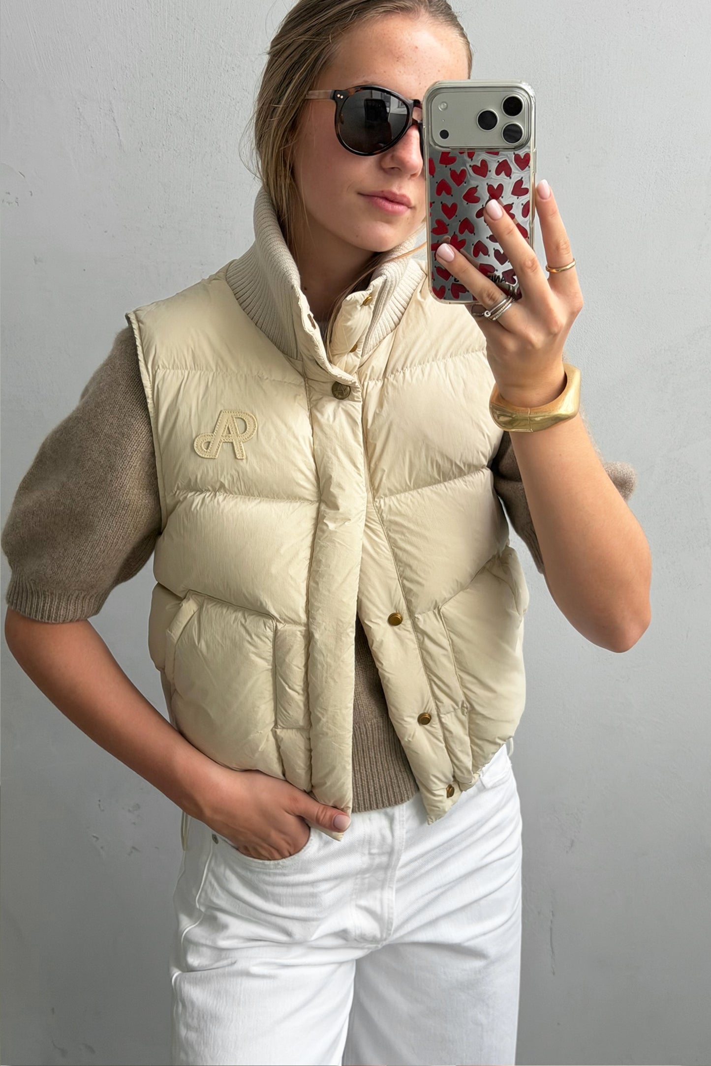 Weste Auray in Cream Ladneri