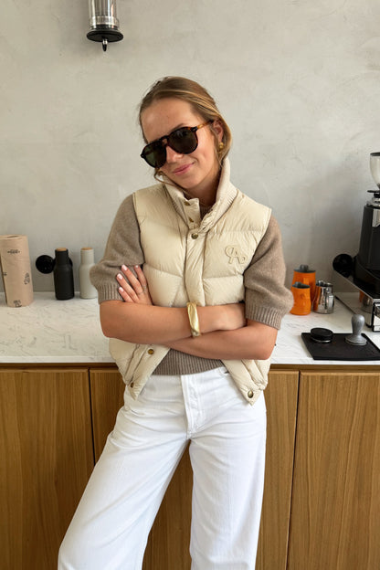 Weste Auray in Cream Ladneri