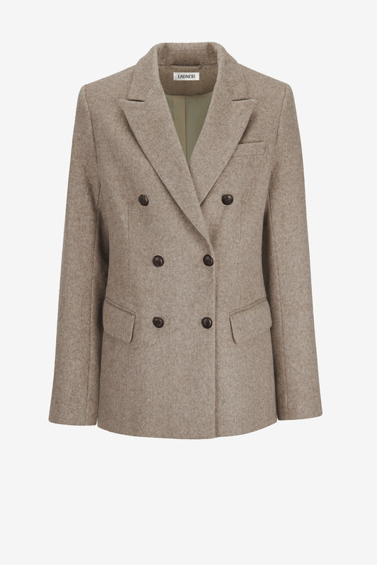 Blazer Manon in Taupe Melange