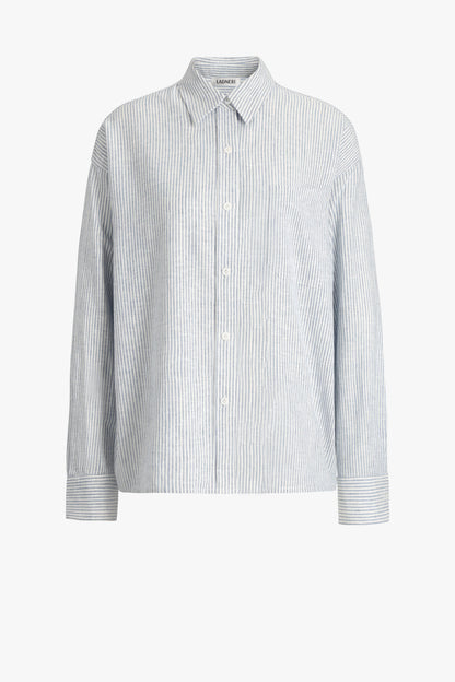 Bea Blouse in Light Blue/White – Ladneri 
