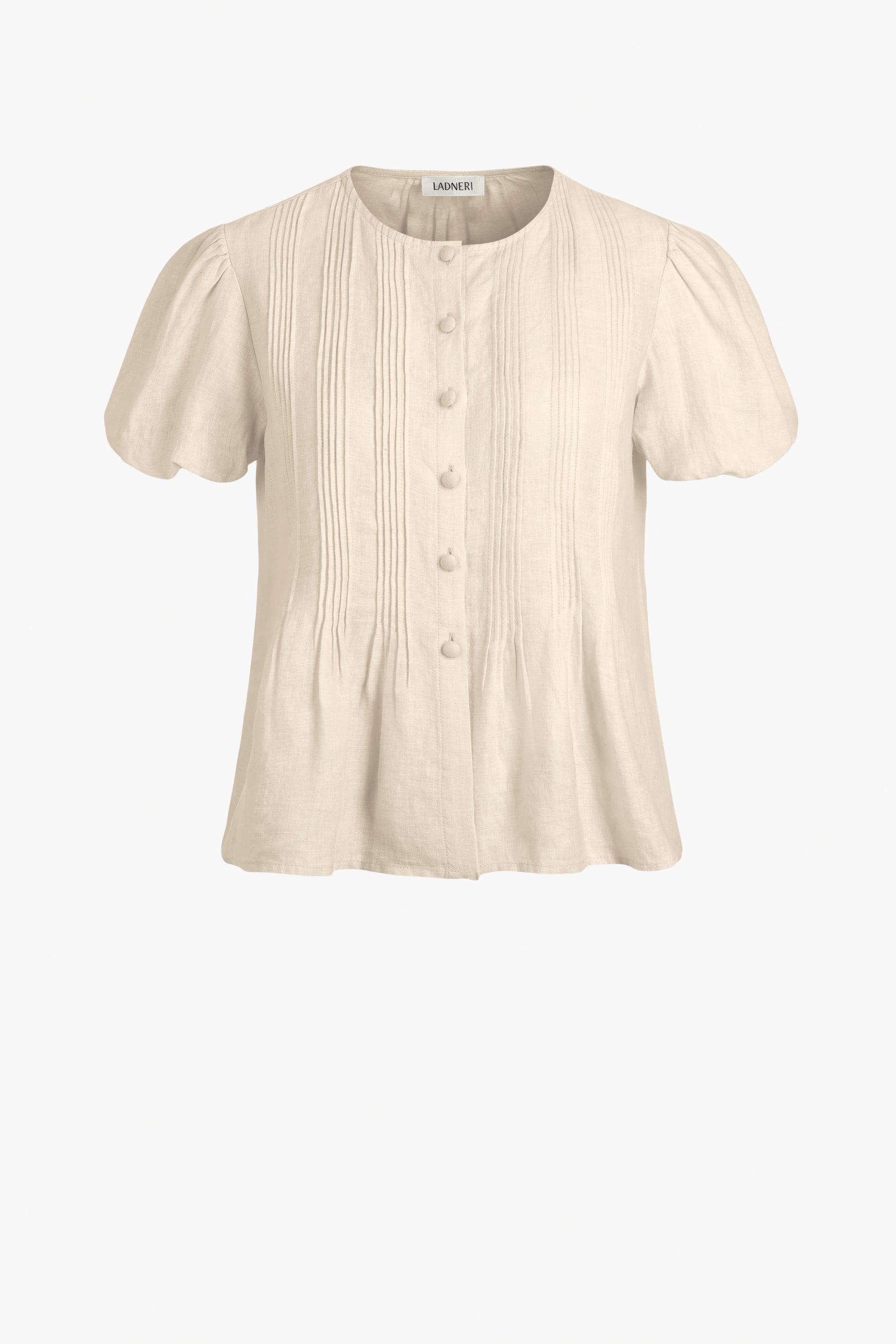 Bellina Blouse in Beige by Ladneri