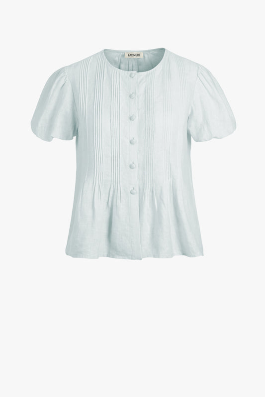 Bellina Blouse in Light Blue Ladneri