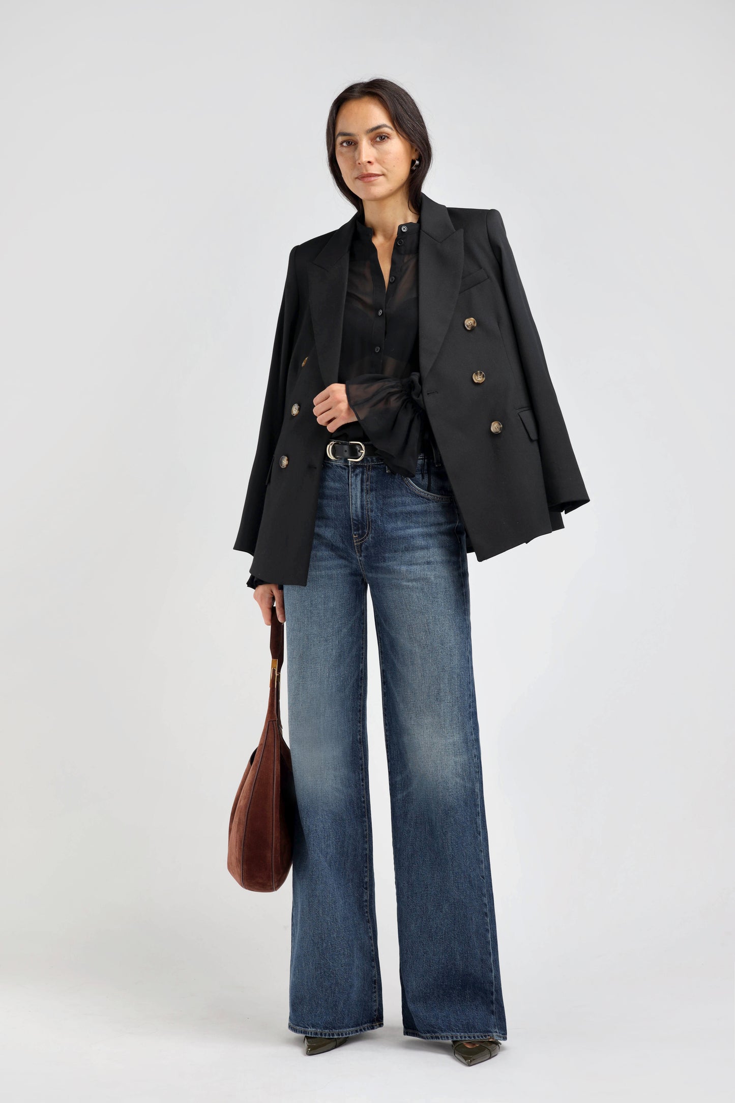 Elise Blouse in Black – Ladneri 