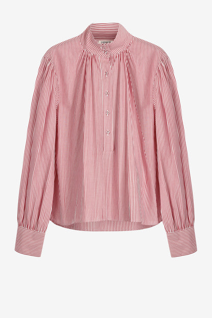 Bluse Lina in Weiß/Rouge Ladneri