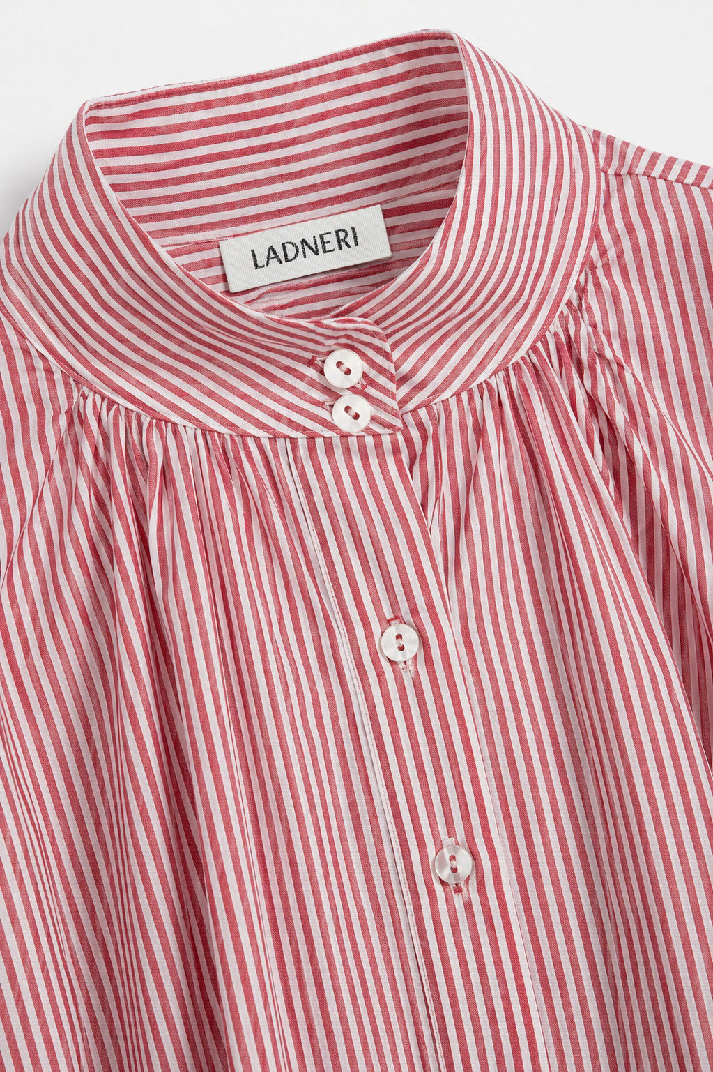 Bluse Lina in Weiß/Rouge Ladneri