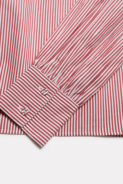 Bluse Lina in Weiß/Rouge Ladneri