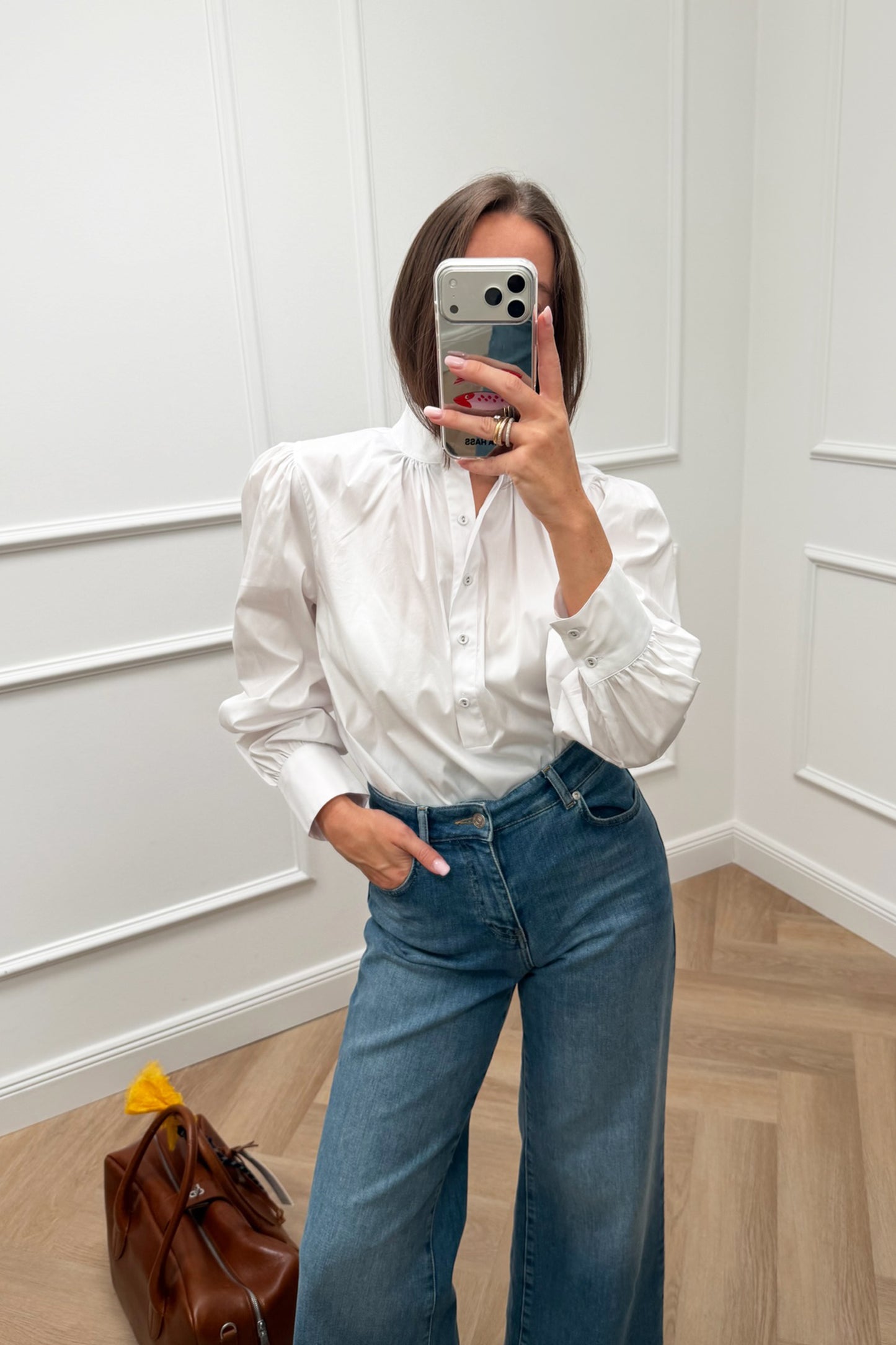 Blusa Lina en blanco