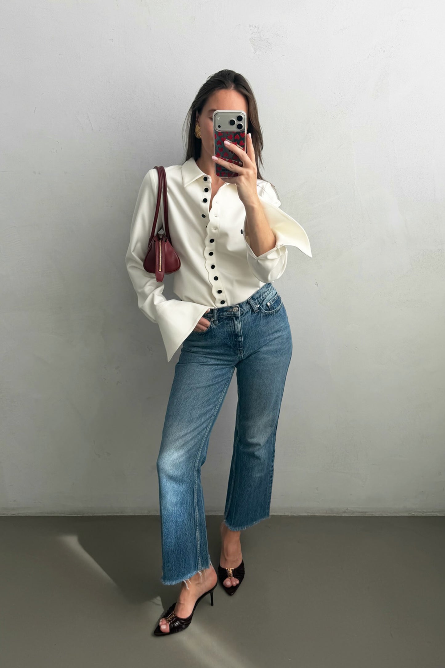 Bluse Tala in Ivory Ladneri