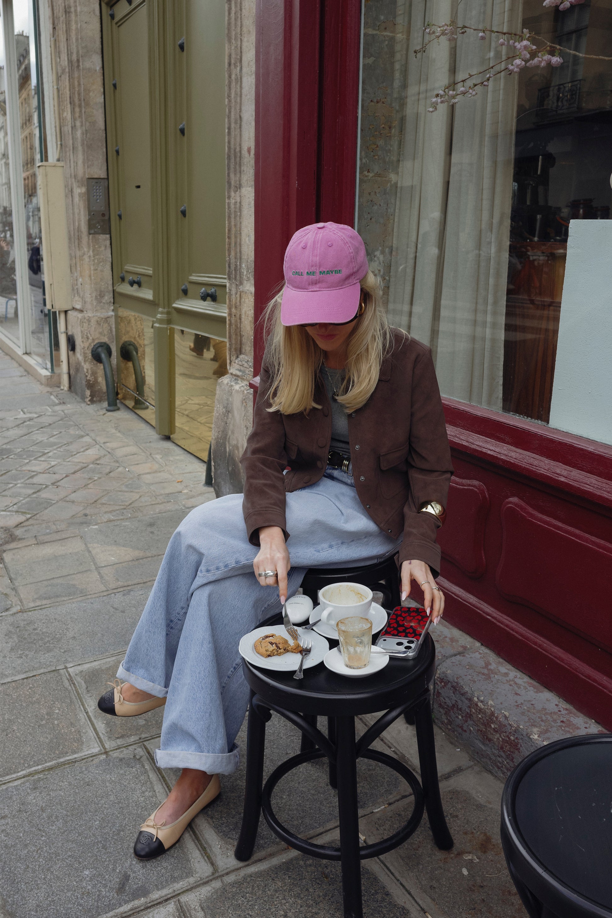 Cap Maybe in Washed Pink – Ladneri 
