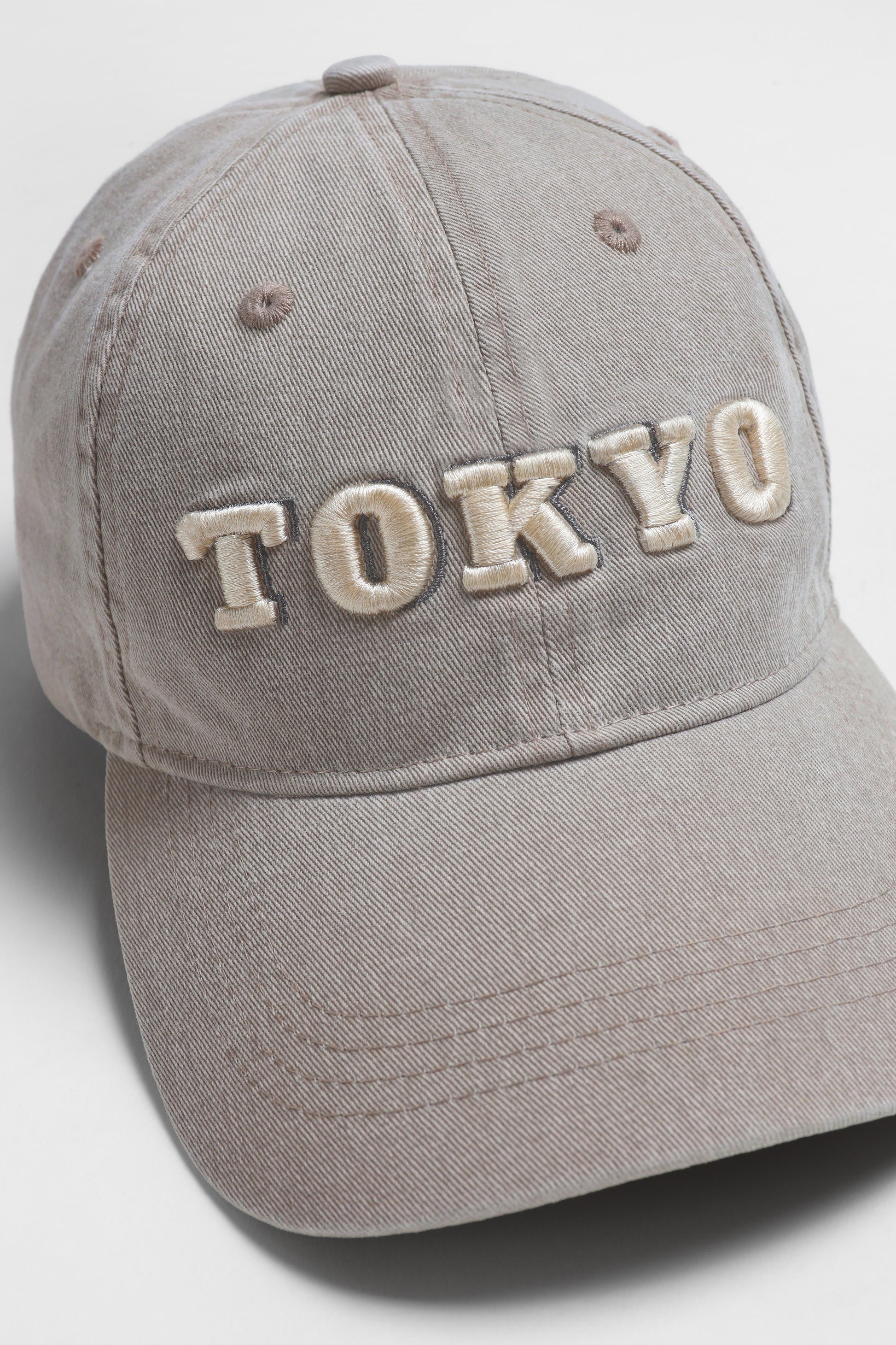 Cap Tokyo in Washed Grey – Ladneri 