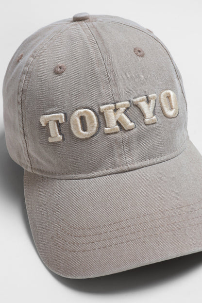 Cap Tokyo in Washed Grey – Ladneri 