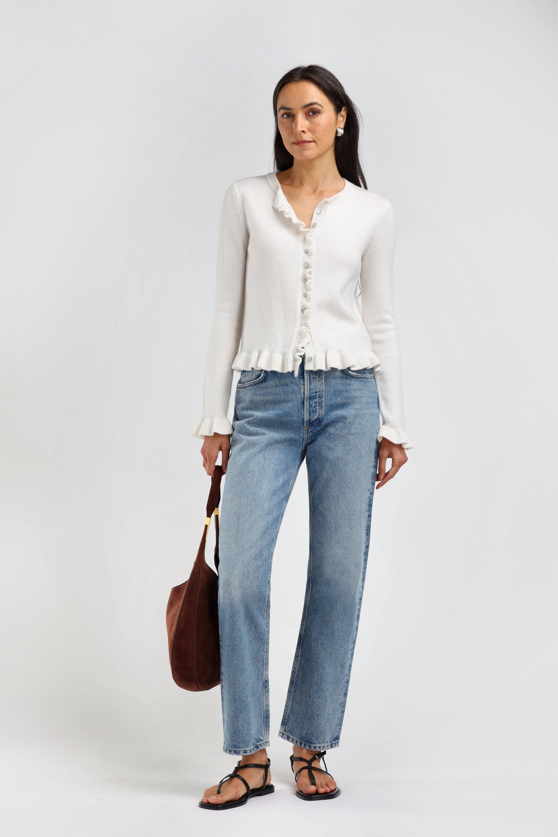 Cardigan Chloe in Creme Ladneri