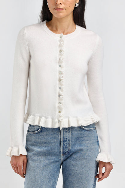 Cardigan Chloe in Creme Ladneri