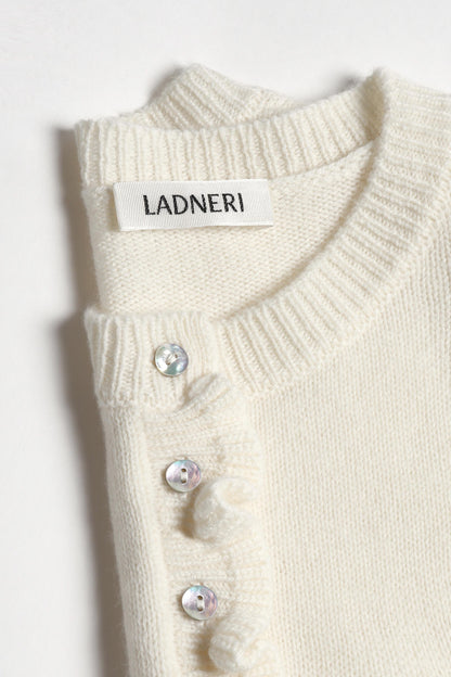 Cardigan Chloe in Creme Ladneri