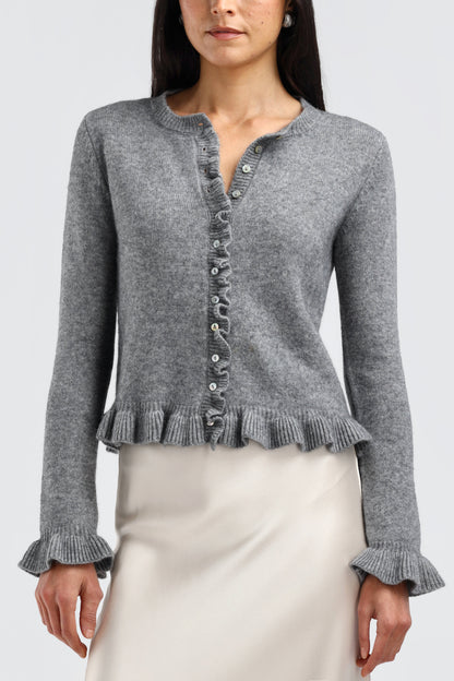 Chloe Cardigan in Gray Ladneri - Anita Hass