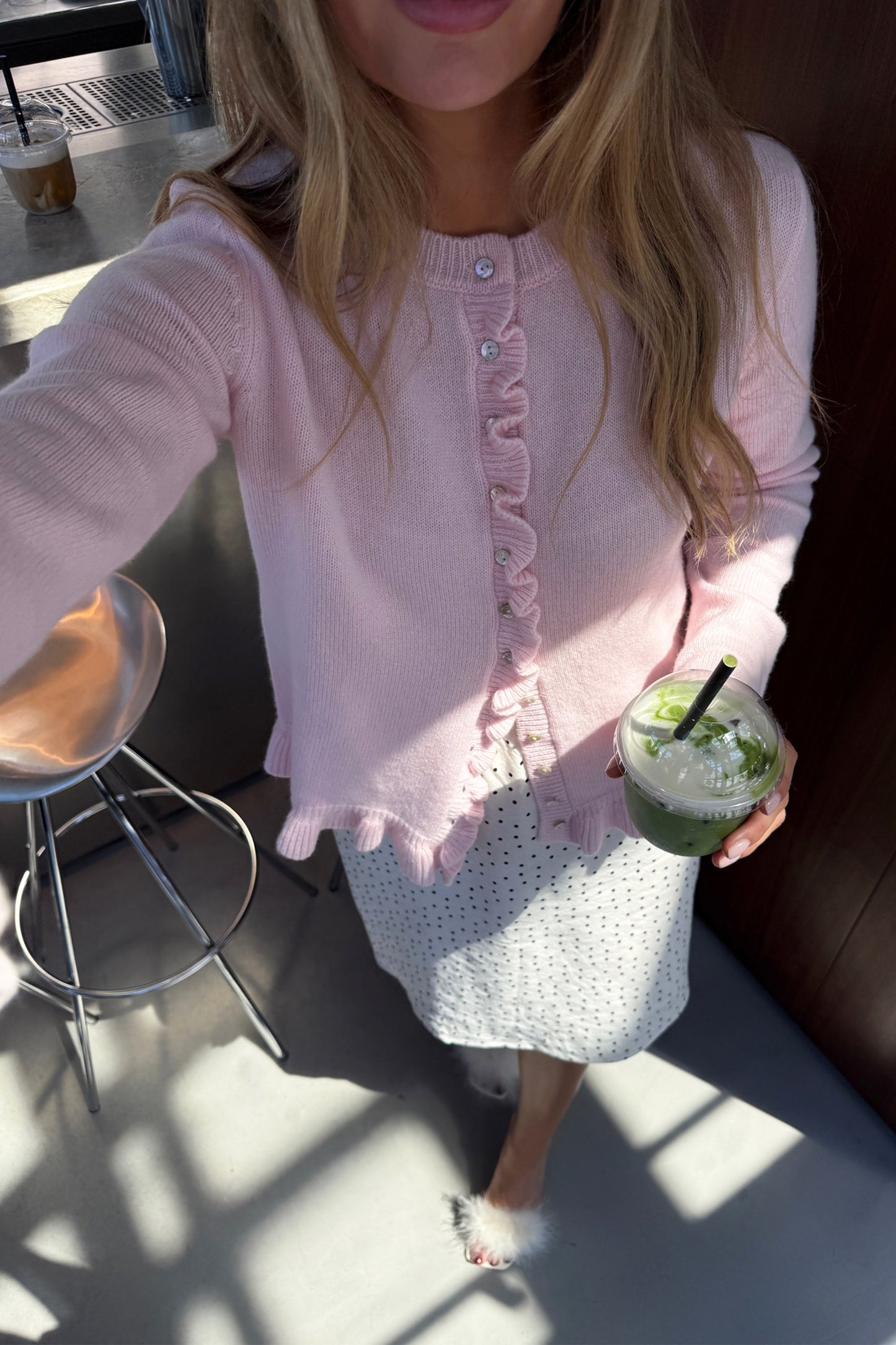 Cardigan Chloe in Rosa Ladneri