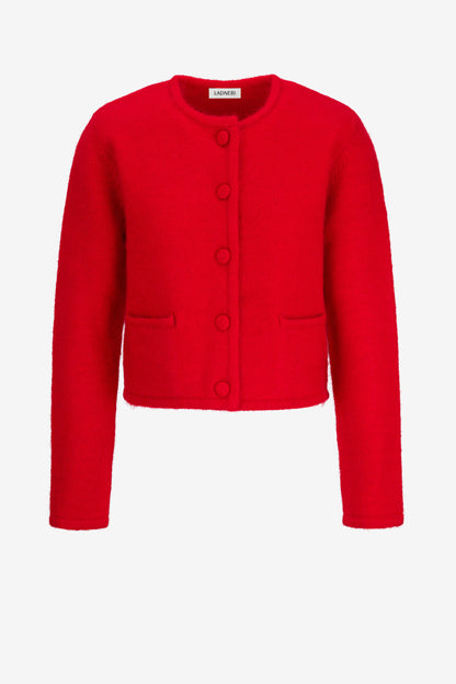 Cardigan Frame in Cranberry Ladneri