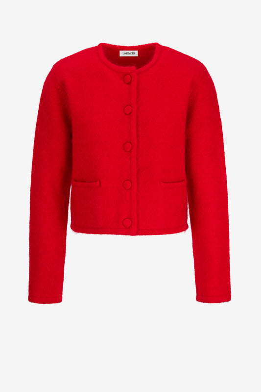 Cardigan Frame in Cranberry Ladneri