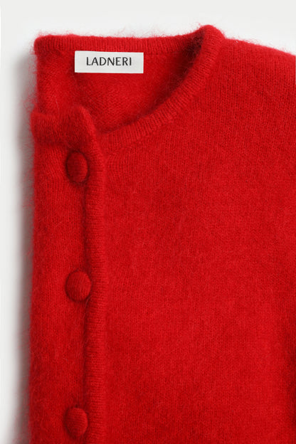 Cardigan Frame in Cranberry Ladneri