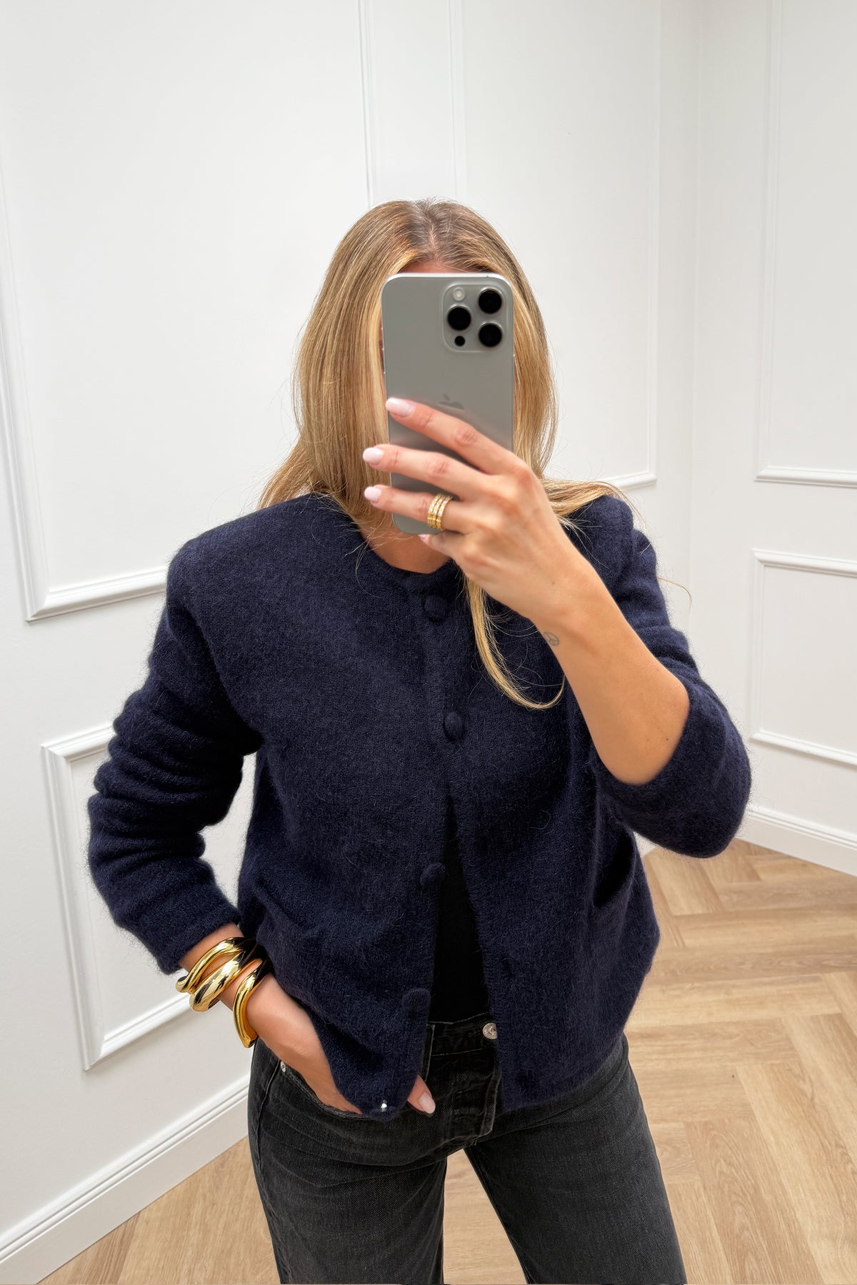 Cardigan Frame in Midnight Ink Ladneri
