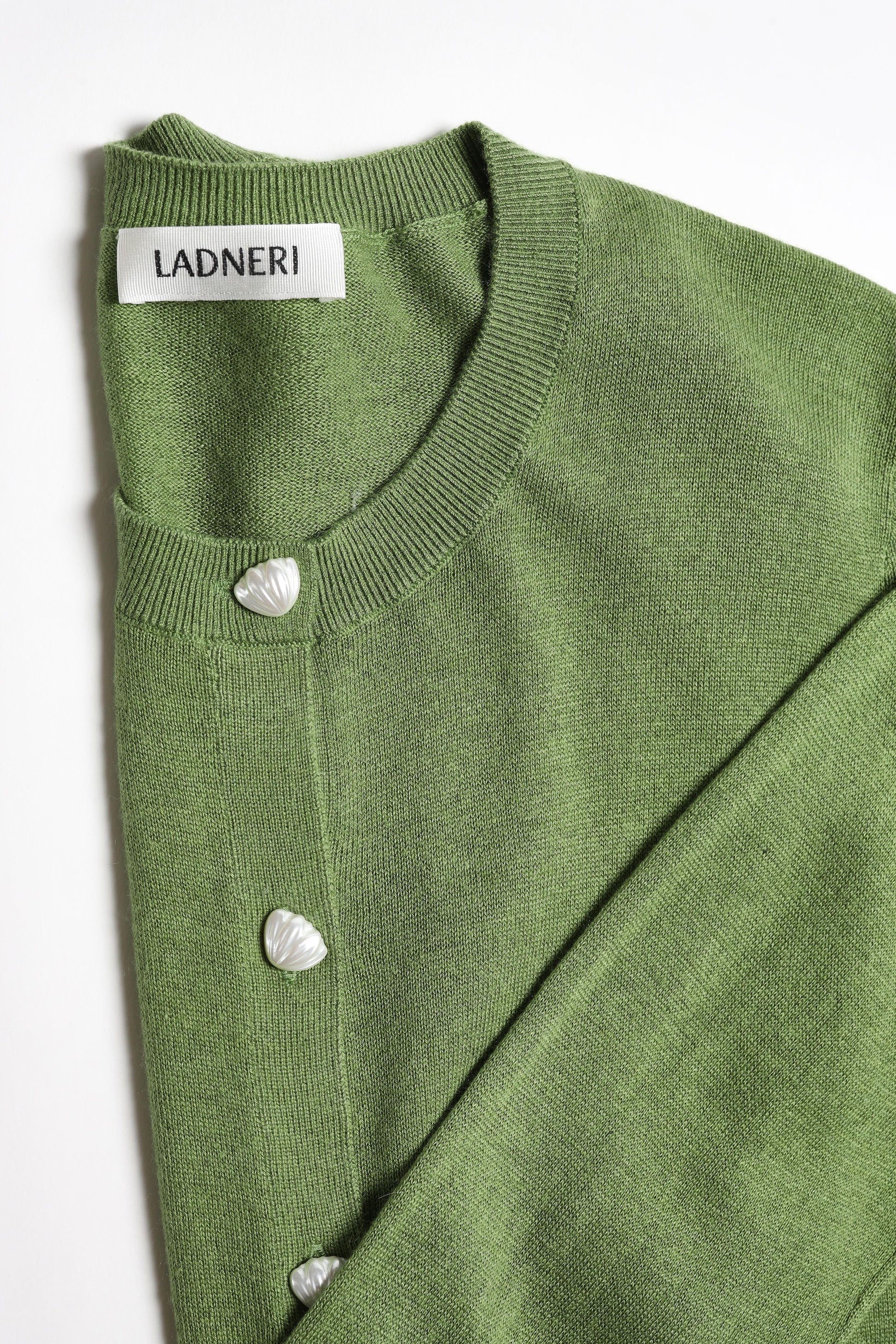 Gigi Cardigan in Bright Green – Ladneri 