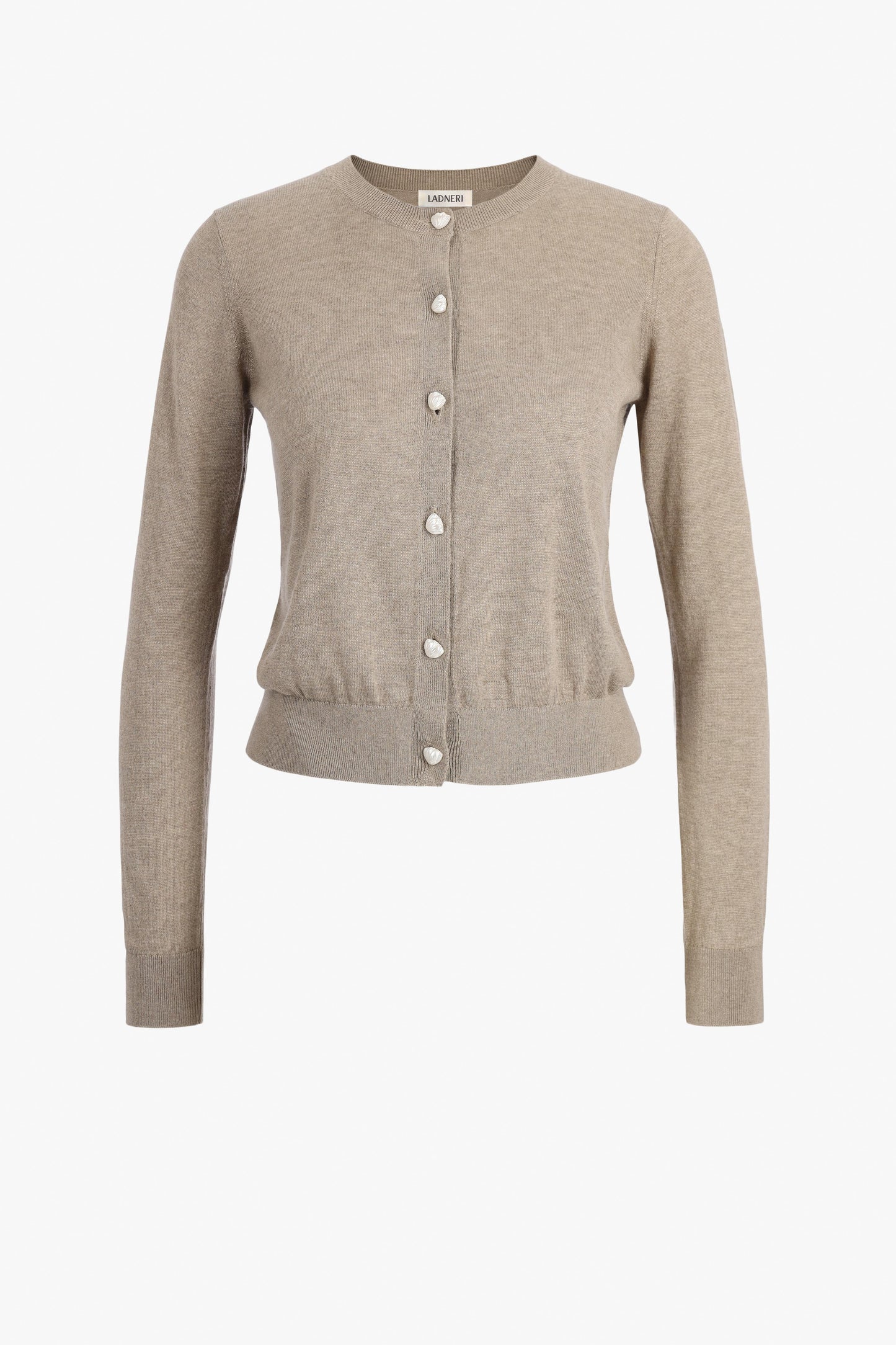 Gigi Cardigan in Taupe – Ladneri 