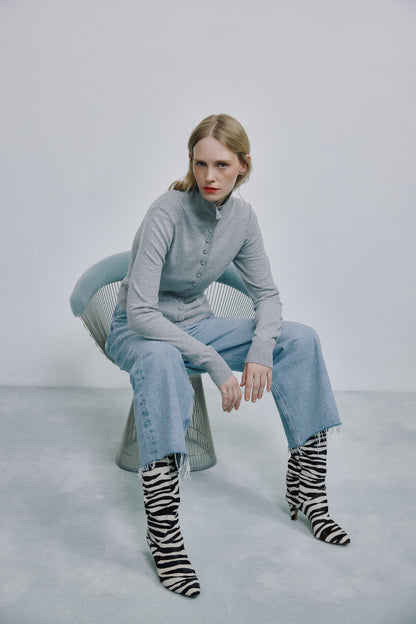 Cardigan Livia in Hellgrau Ladneri