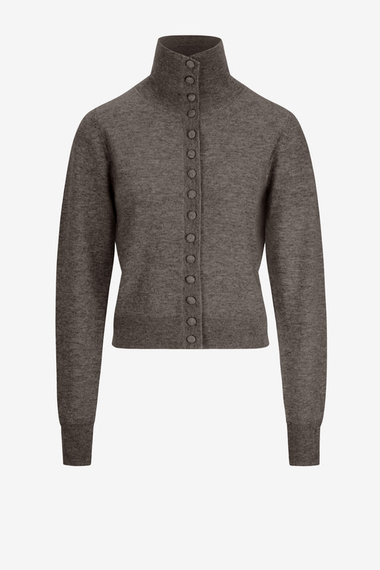Cardigan Livia in Taupe Ladneri