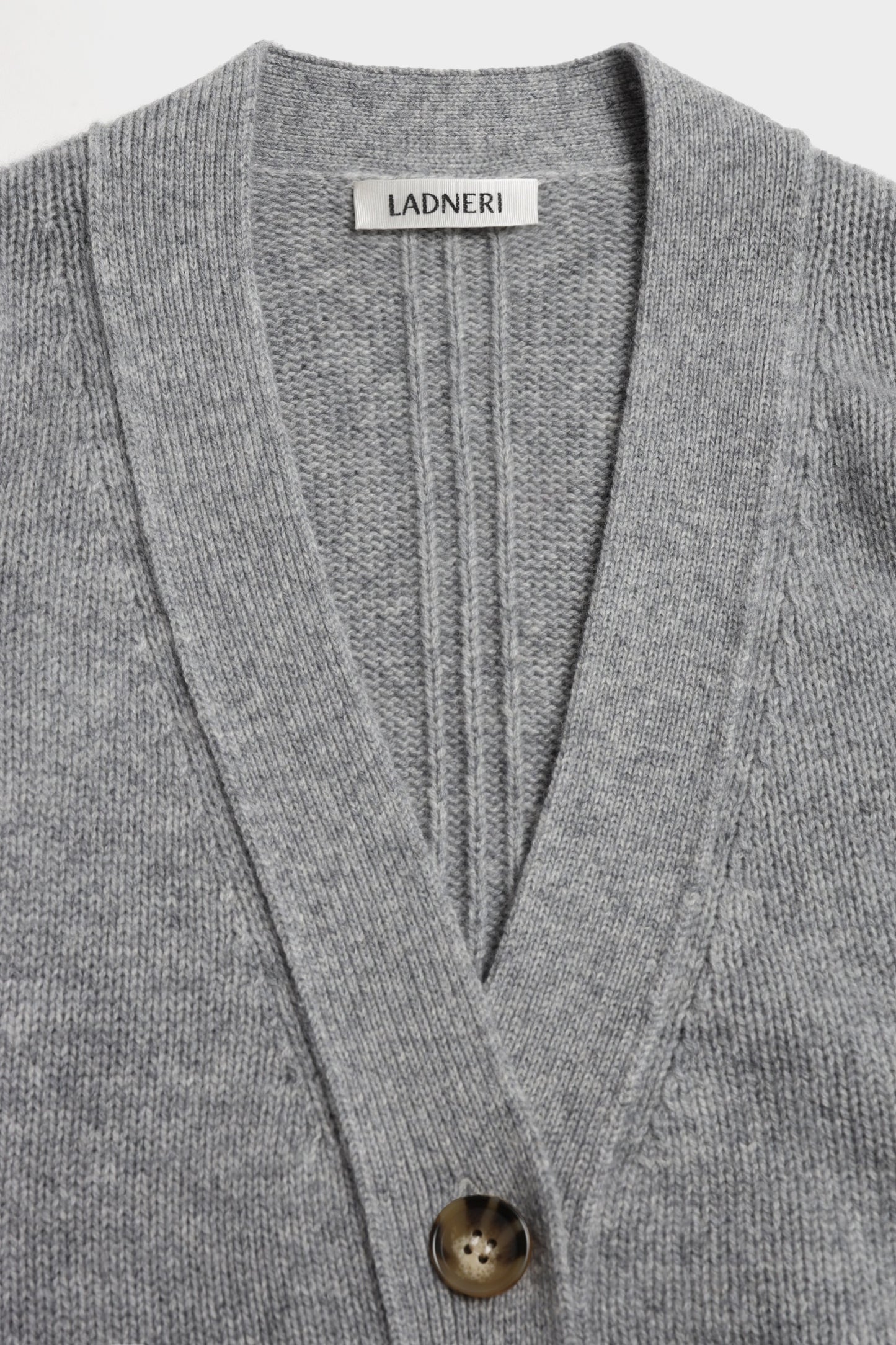 Cardigan Luce in Knitted Stone Ladneri
