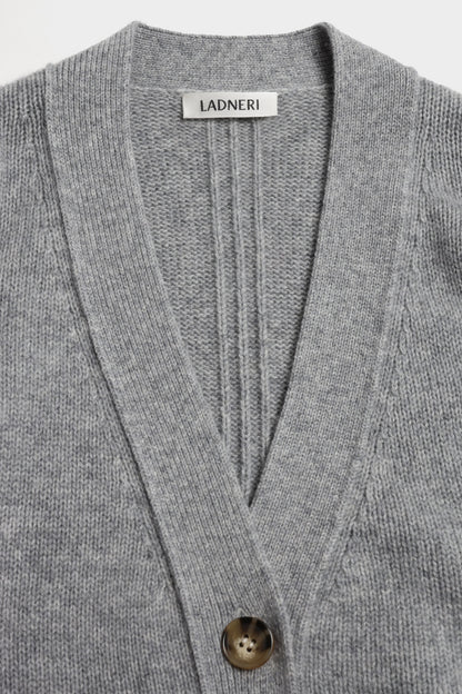 Cardigan Luce in Knitted Stone Ladneri