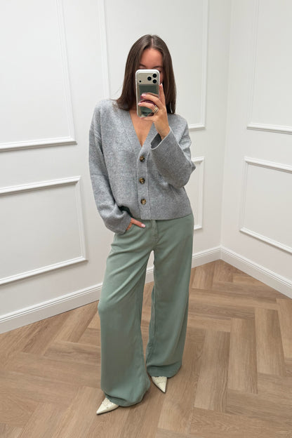 Cardigan Luce in Knitted Stone
