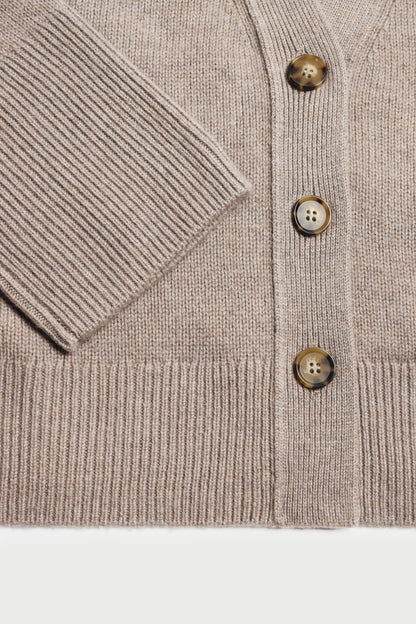 Cardigan Luce in Taupe