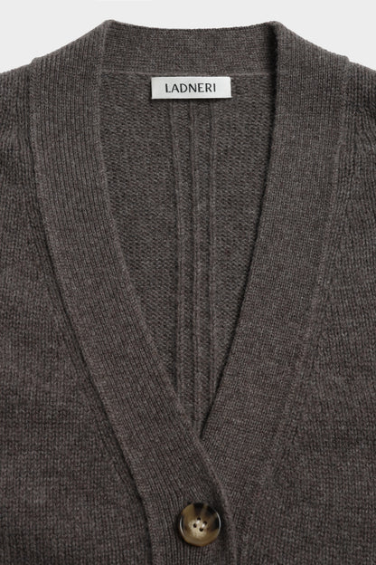 Cardigan Luce in Truffle Ladneri