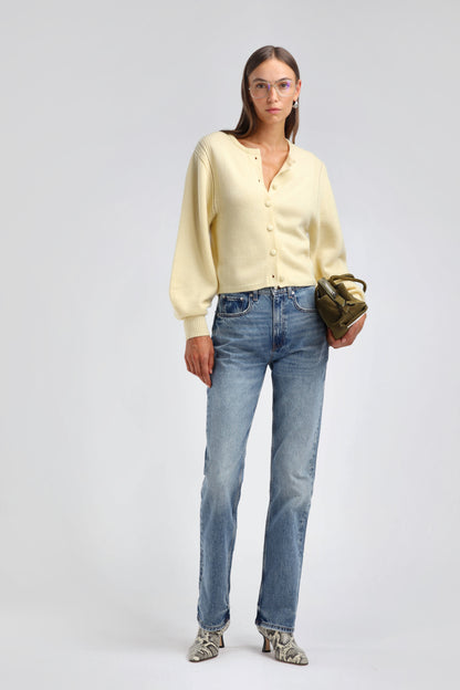 Nala Cardigan in Buttercream Ladneri - Anita Hass