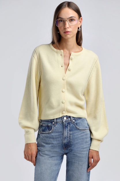 Nala Cardigan in Buttercream Ladneri - Anita Hass