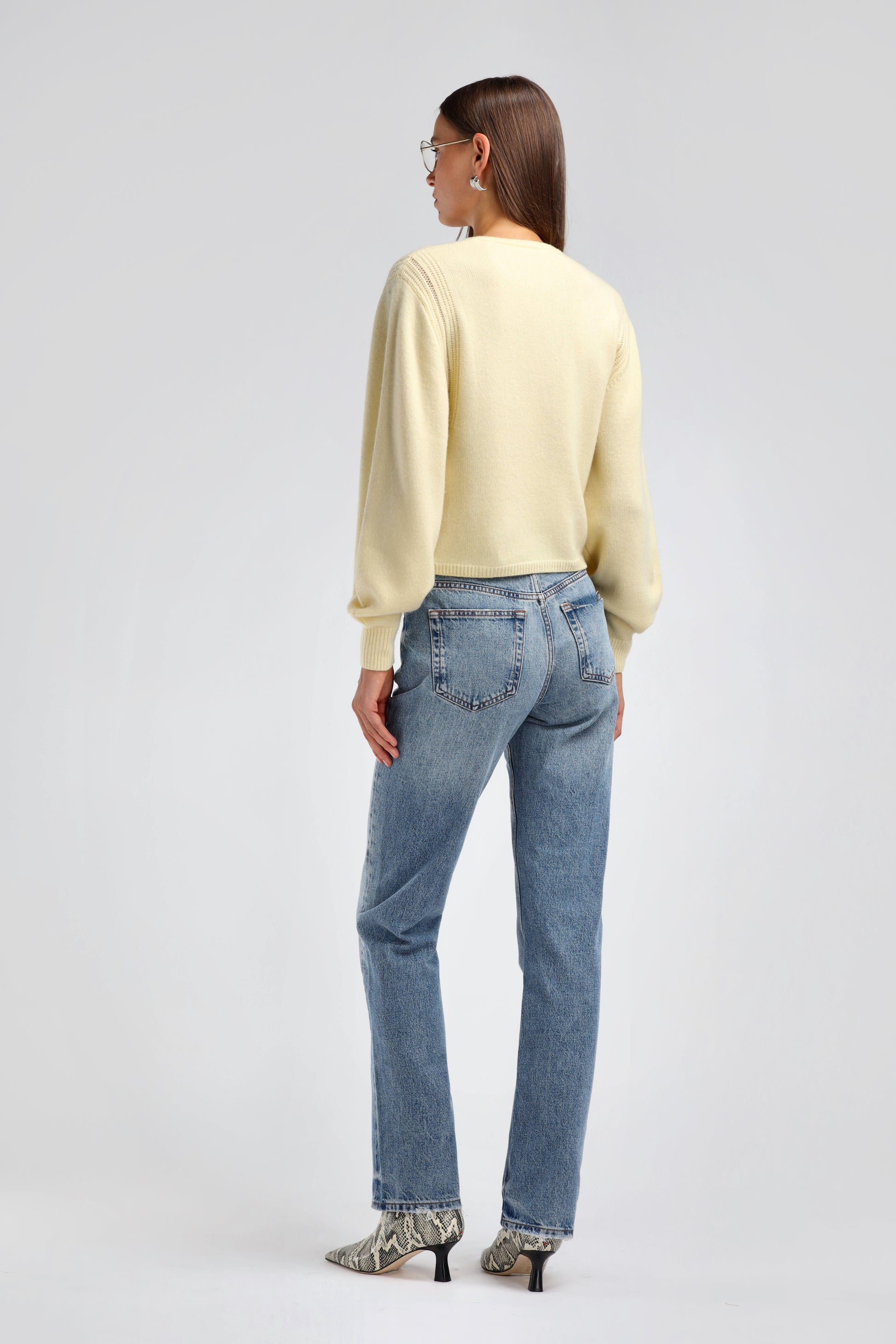Nala Cardigan in Buttercream Ladneri - Anita Hass